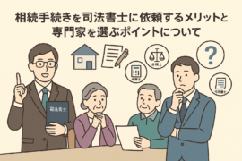 相続手続きを司法書士に依頼するメリットとは？専門家を選ぶポイントについて