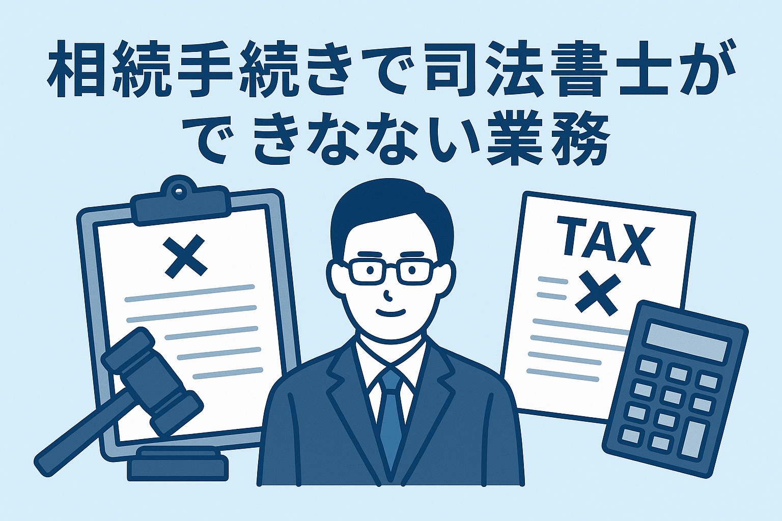 相続手続きで司法書士ができない業務