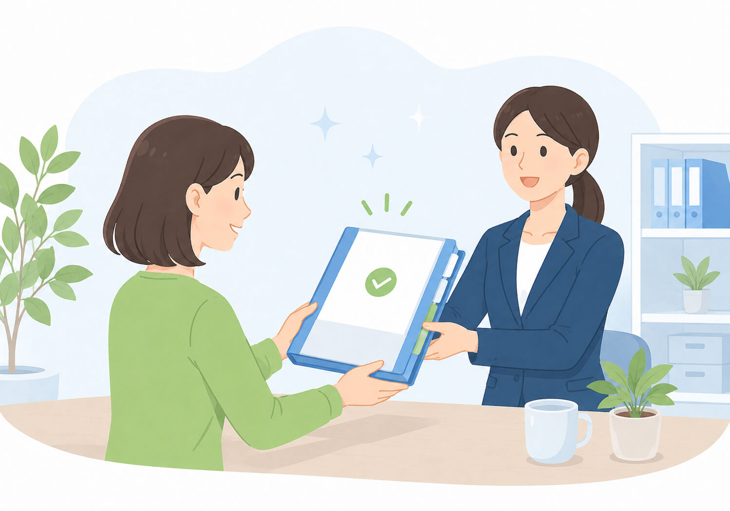 業務完了の報告・お支払い