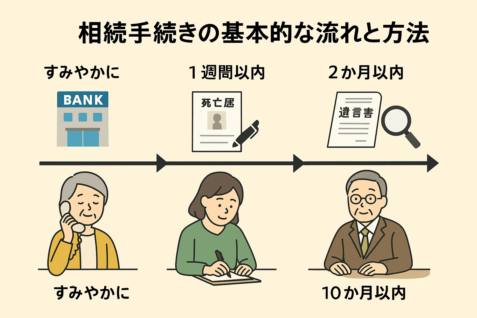 相続手続きの基本的な流れと方法