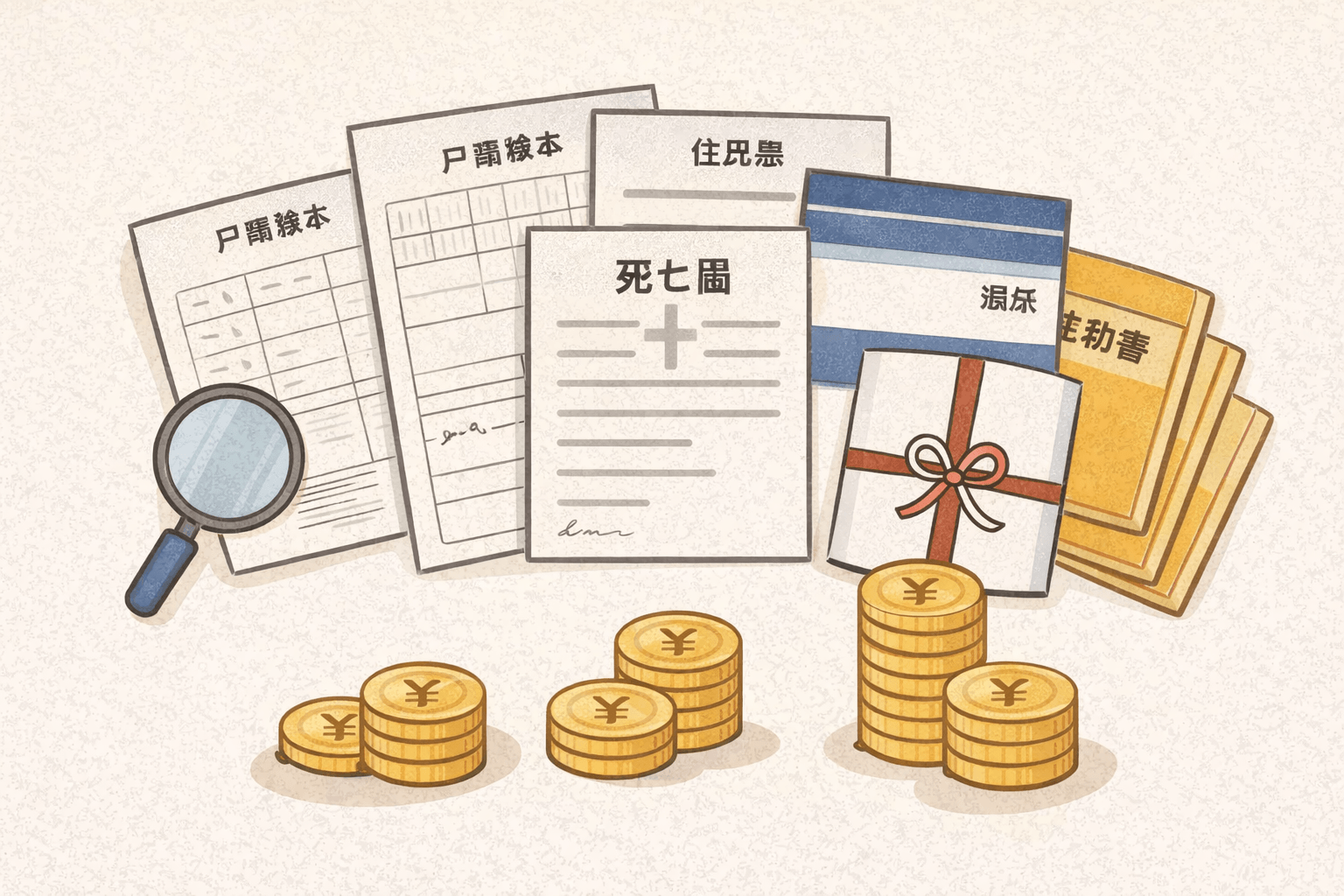 相続手続きで必要な書類に掛かる費用