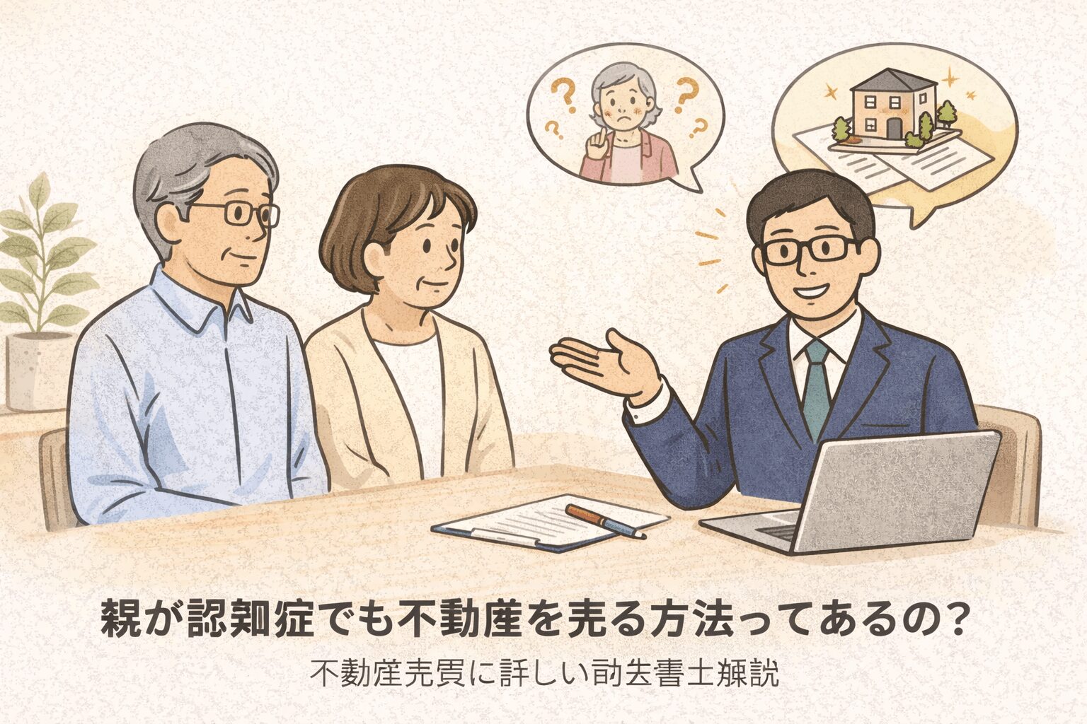 親が認知症でも不動産を売る方法ってあるの？不動産売買に詳しい司法書士が解説