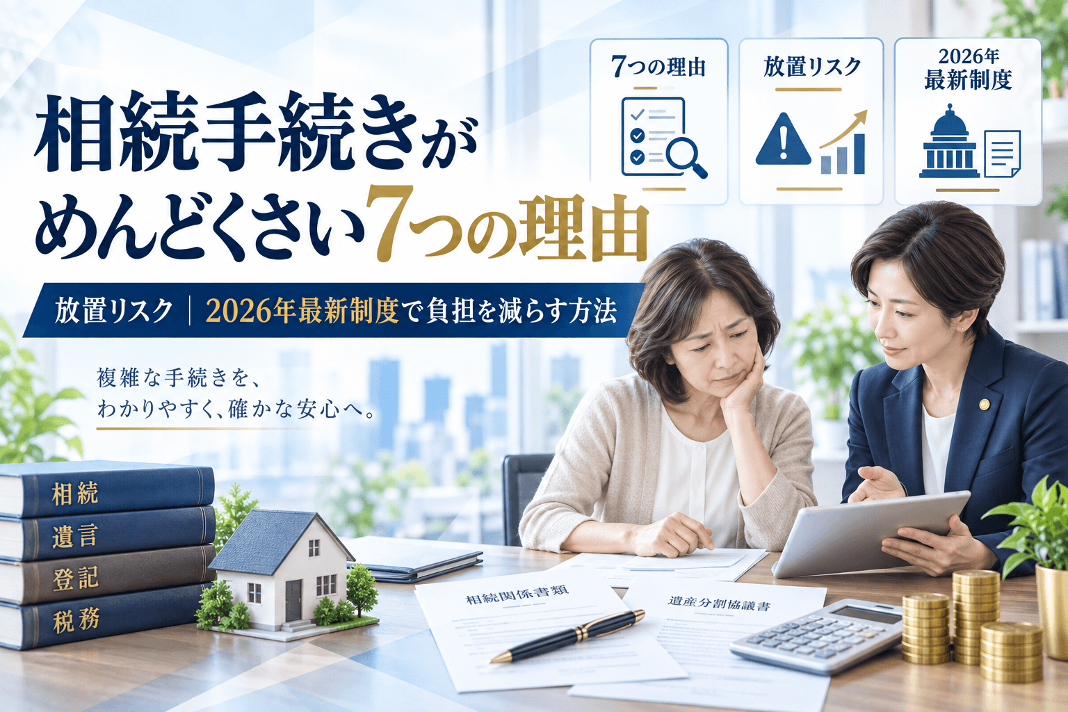 相続手続きがめんどくさい7つの理由と放置リスク｜2026年最新制度で負担を減らす方法